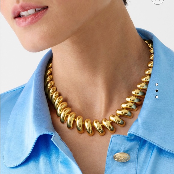 NWT J. Crew Lady shirt-jacket in luster crepe in Ivory - Picture 7 of 8